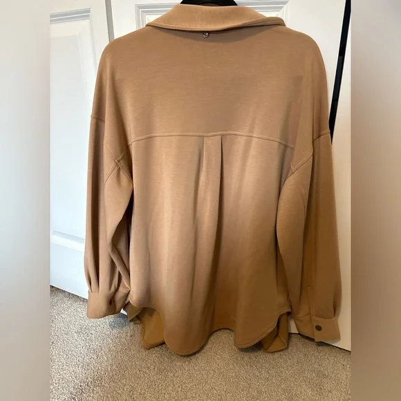 Cable & Gauge Tan Collared Overshirt - Picture 5 of 6